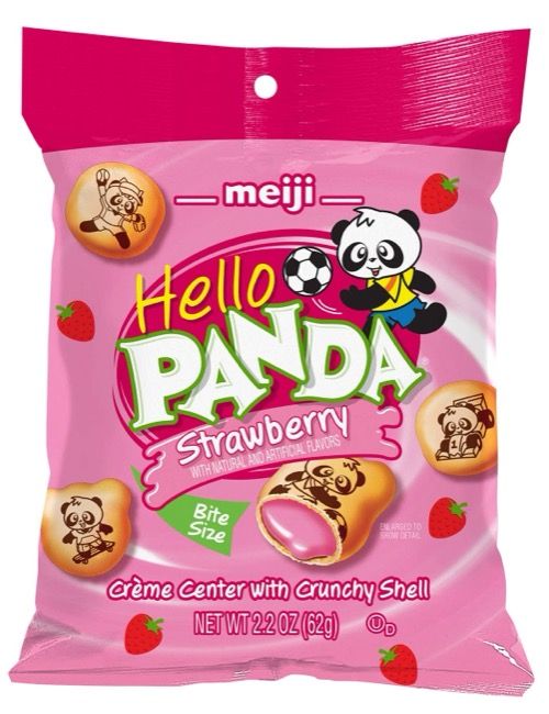 Meiji Hello Panda, Strawberry 2.2oz