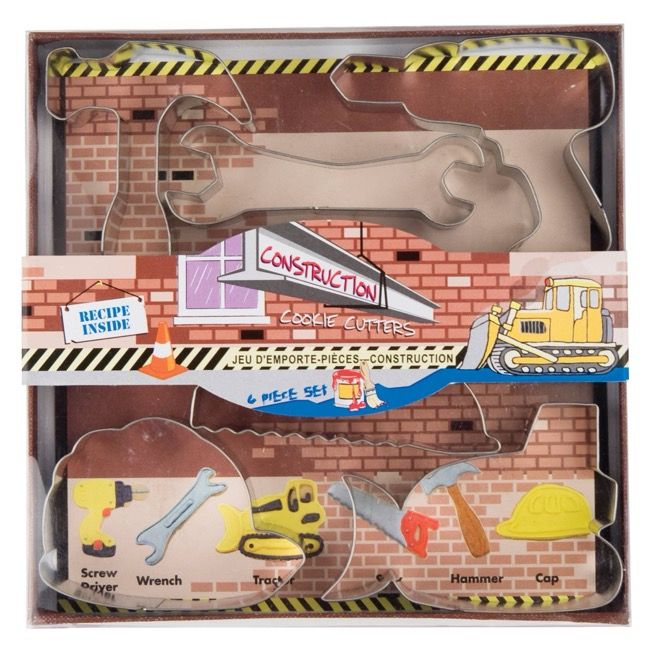 Construction Cookie Cutter Set, 6-Piece