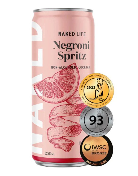 Negroni Spritz Non-Alcoholic Cocktail