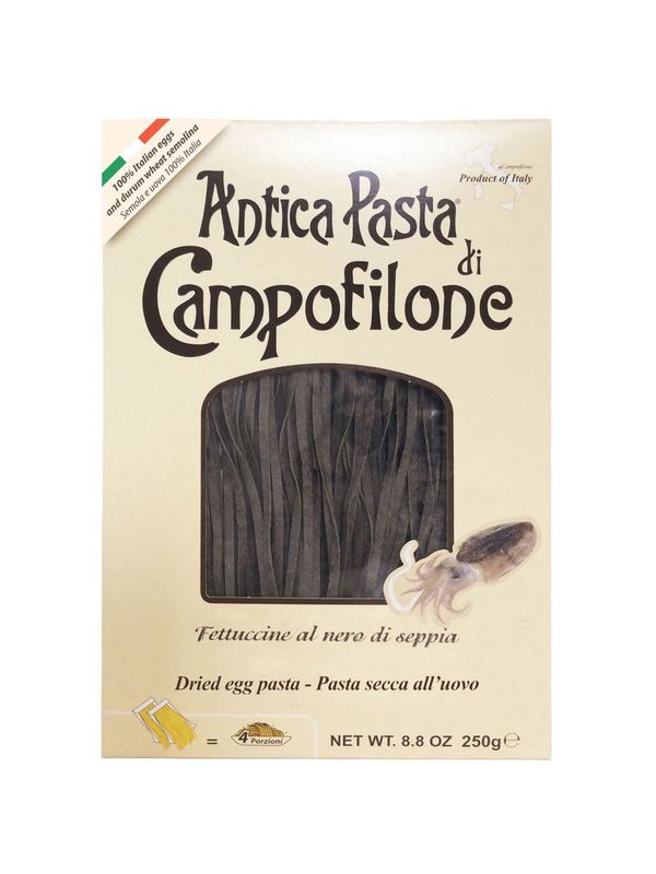 Black Squid Ink Fettuccine by Antica Pasta