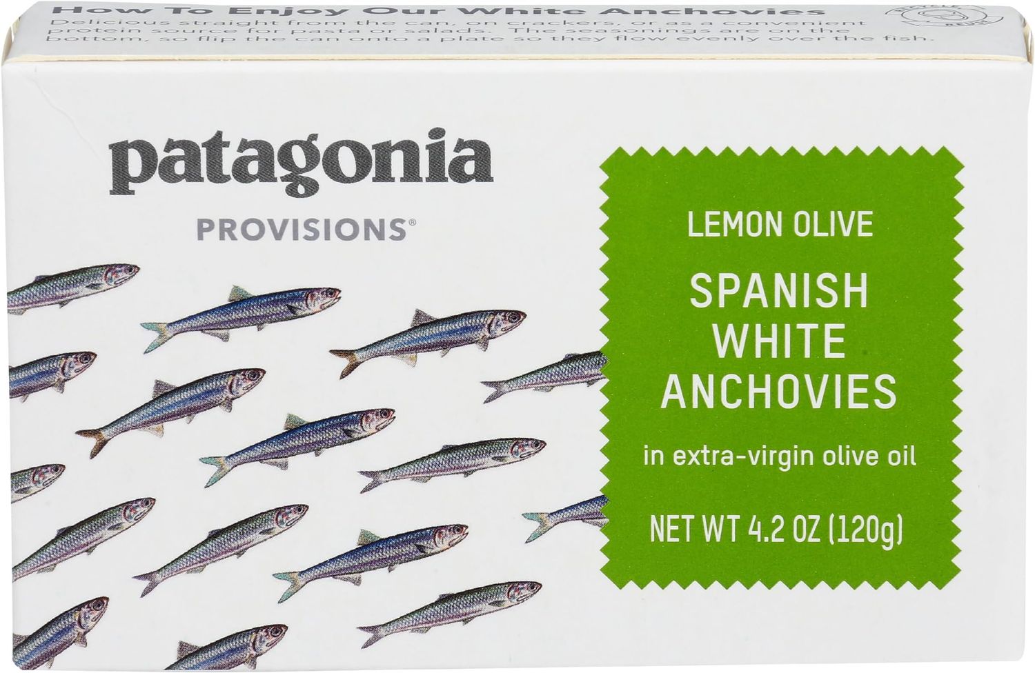 Lemon Olive Spanish White Anchovies Tinned Fish