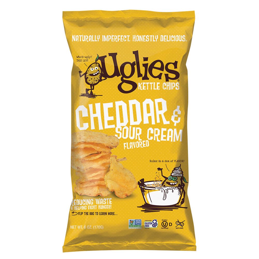 Cheddar &amp; Sour Cream Kettle Potato Chips 6oz