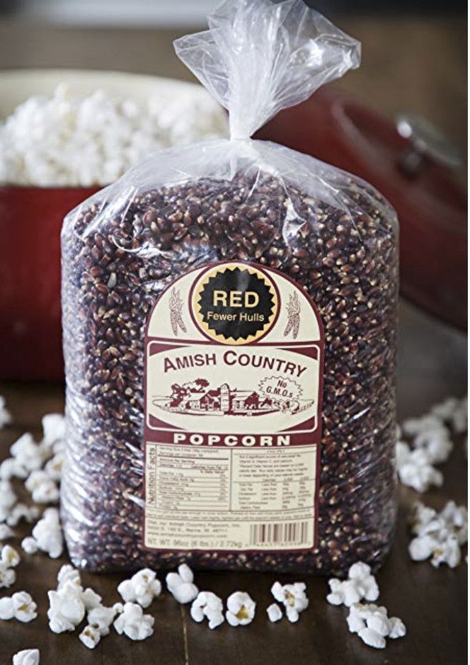Red Popcorn Microwave Cobs
