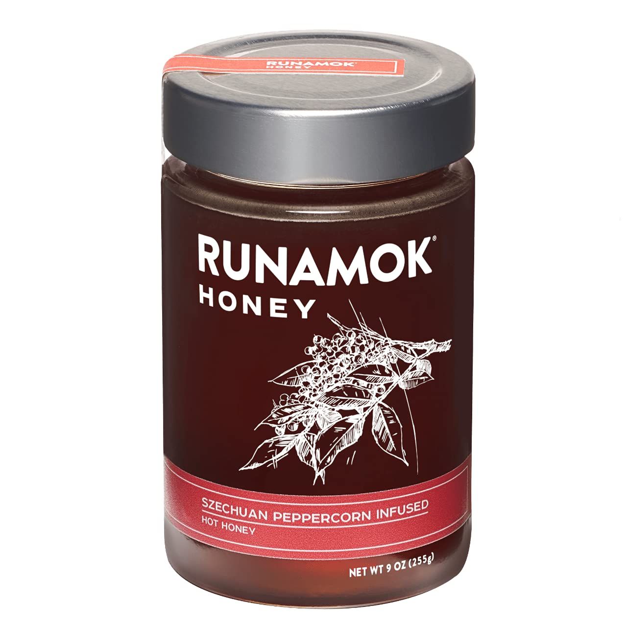 Szechuan Peppercorn Infused Hot Honey, 9 oz.