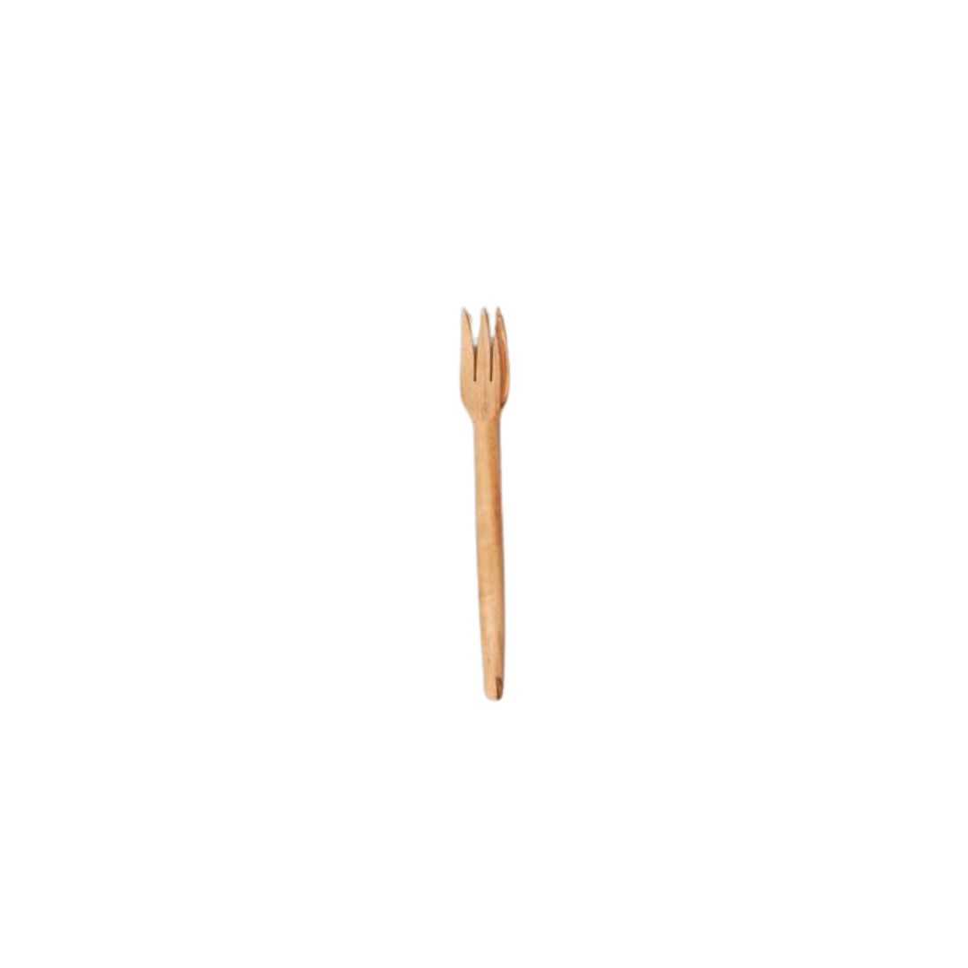 Olive Wood Appetizer Fork (4 inch)