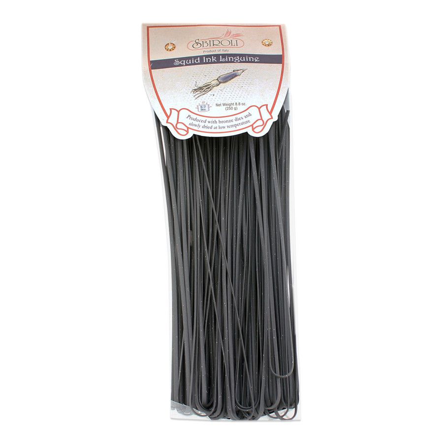 Sbiroli Squid Ink Linguine Pasta - 8.8oz