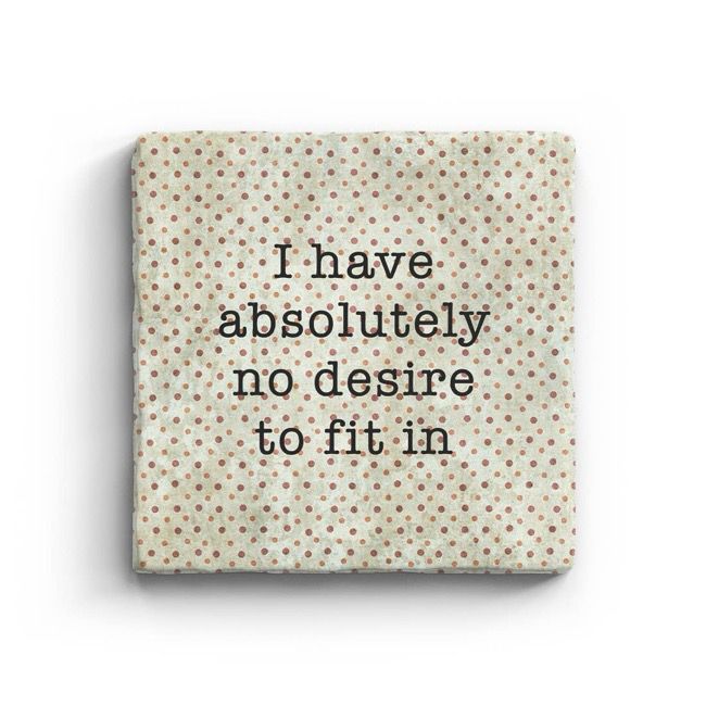 Fit In - Marble Coaster | Paisley &amp; Parsley