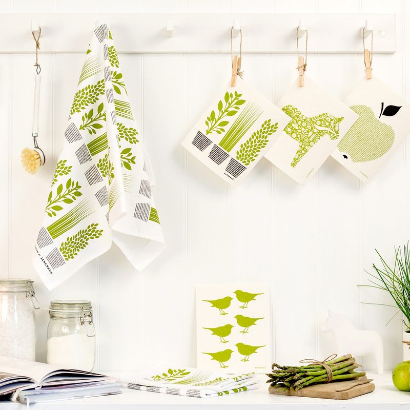 Jangneus - Swedish Dishcloth - Fern - Green