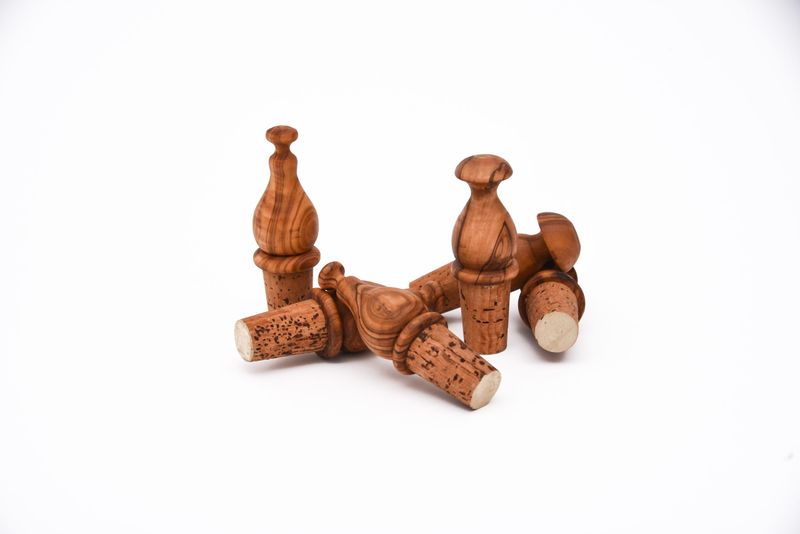 Olive Wood Bottle Stopper