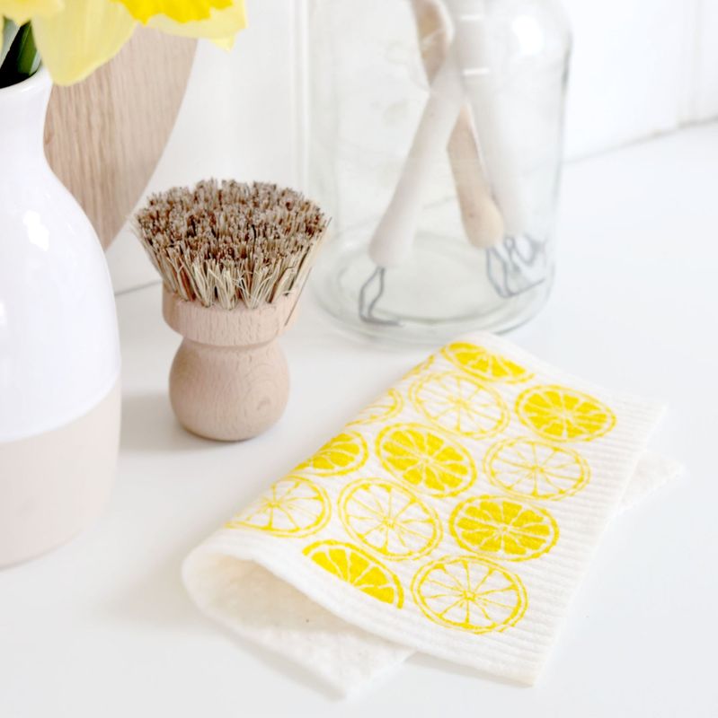 Jangneus - Swedish Dishcloth - Citrus - Yellow Yellow