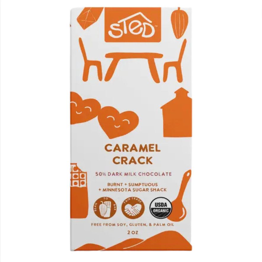 Caramel Crack Dark Milk Chocolate Bar