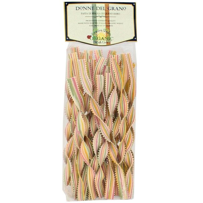 Organic Mother-in-Law Tongues Colored Pasta | Donne Del Grano