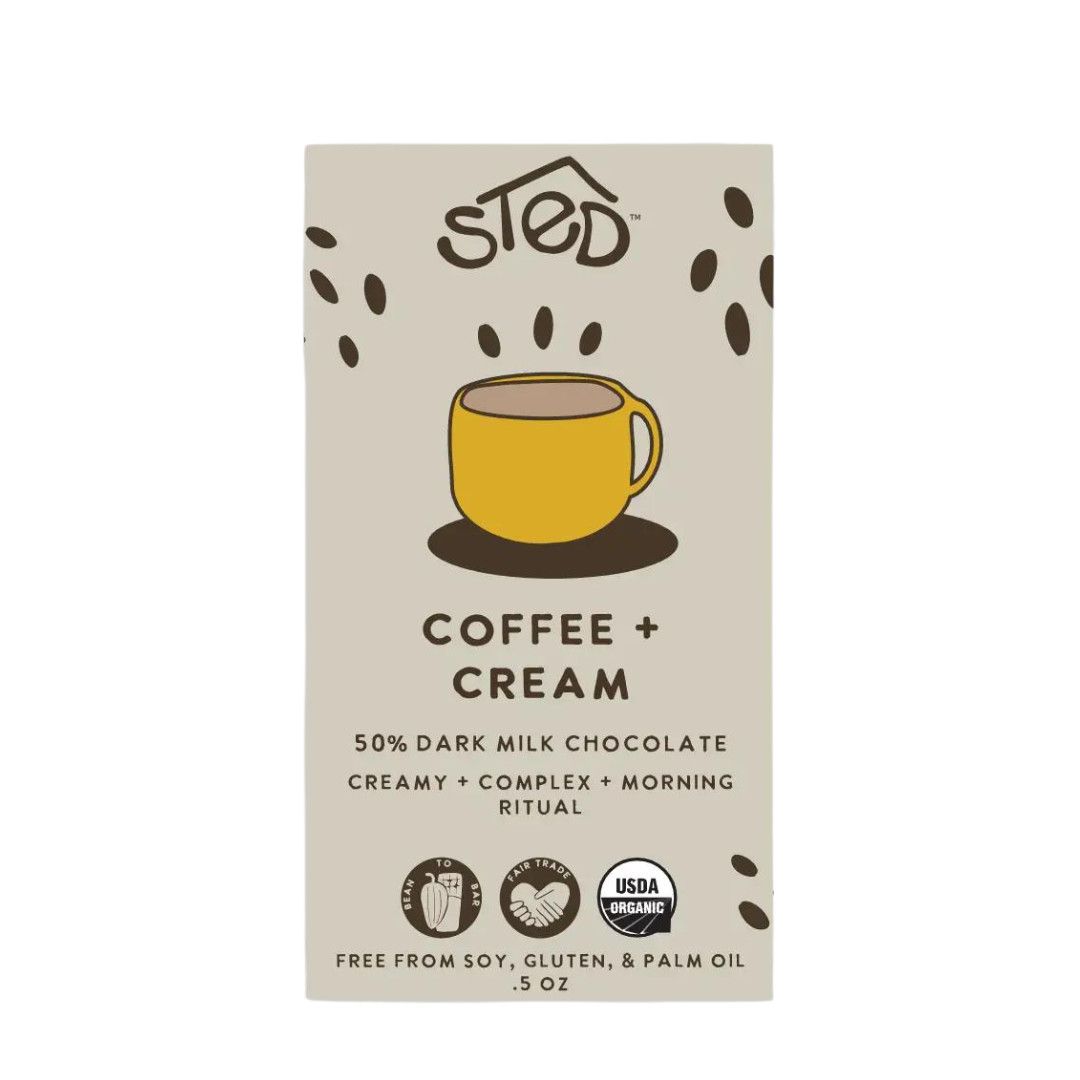 Mini Coffee + Cream Chocolate Bar, 0.5 oz.