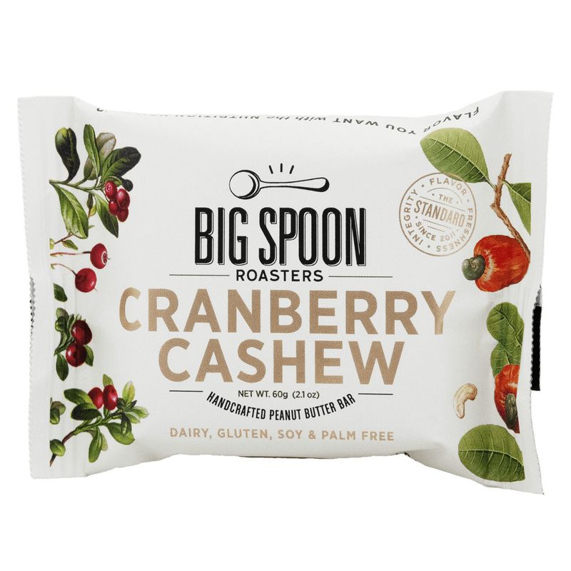 Cranberry Cashew Peanut Butter Bar | Big Spoon Roasters