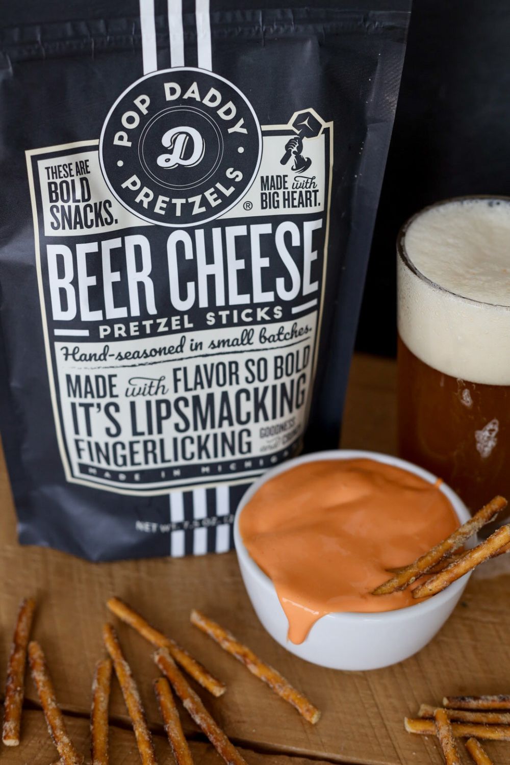 Beer Cheese Seasoned Pretzels