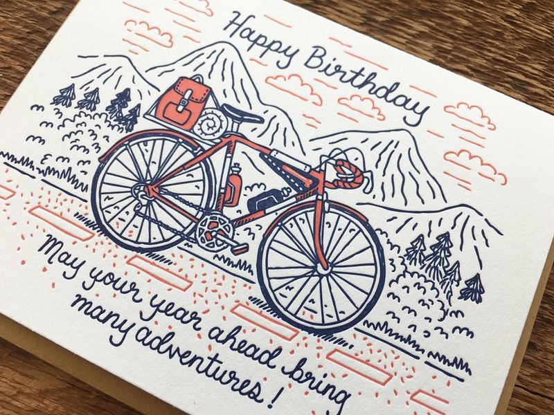 Birthday Bicycle Card