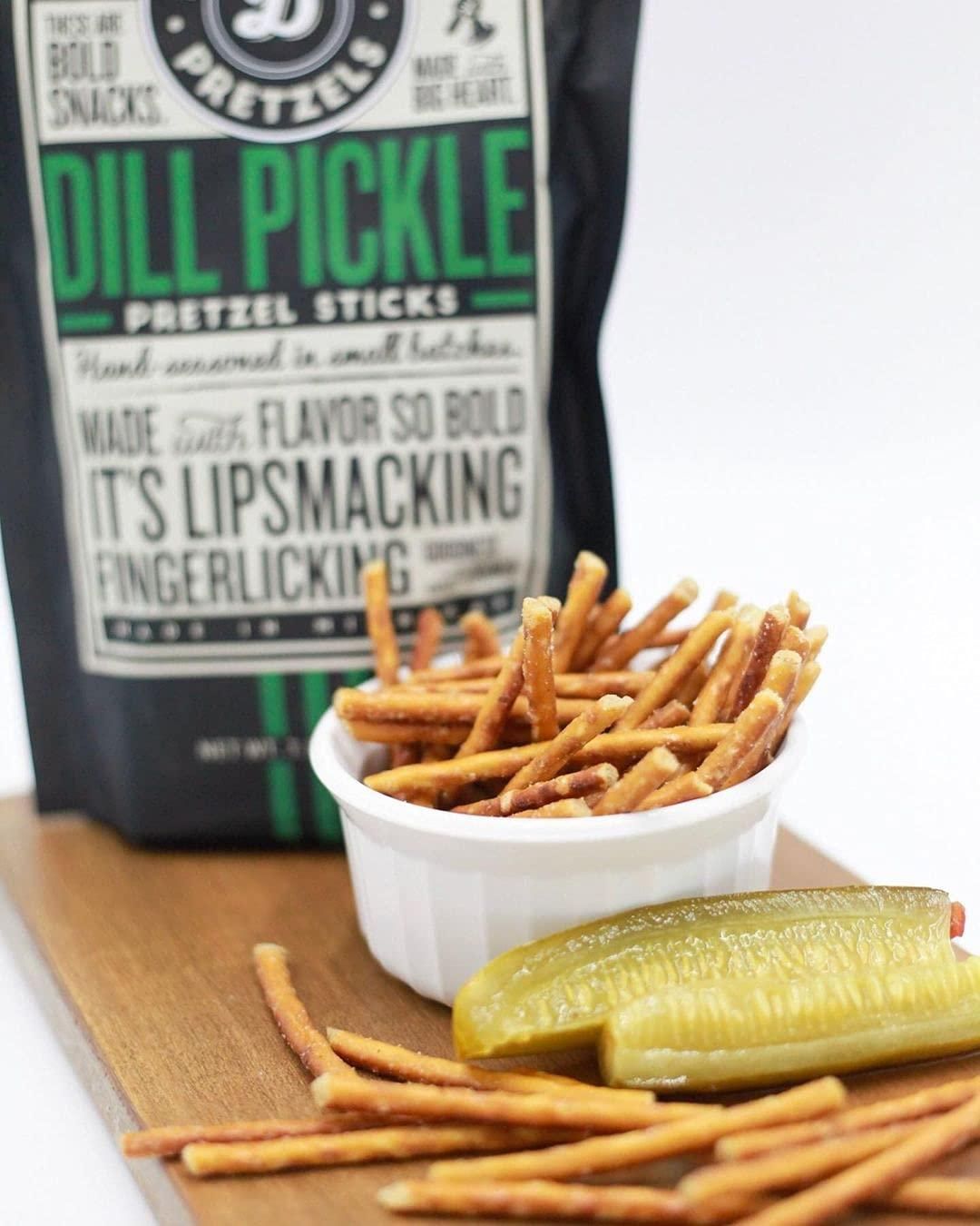 Dill Pickle Seasoned Pretzels