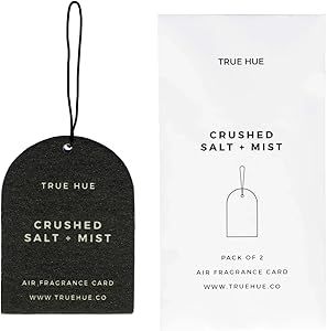 Crushed Salt + Mist Air Fragrance Card, Pack of 2