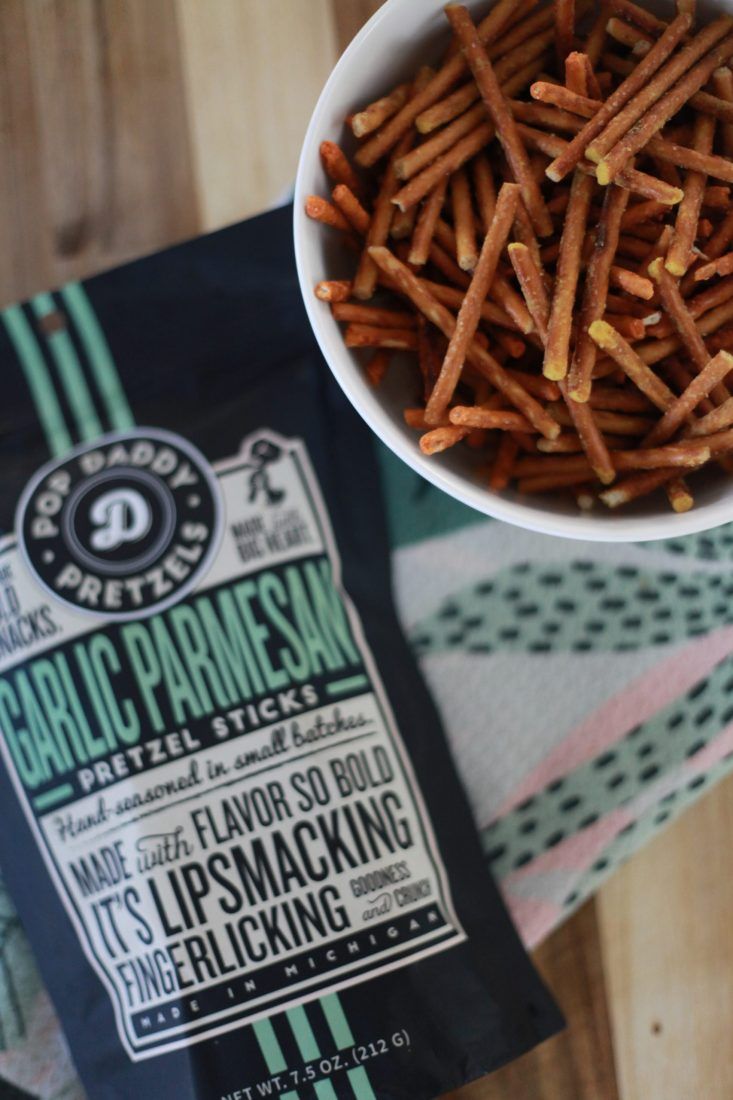 Garlic Parmesan Seasoned Pretzel- Snack Bag