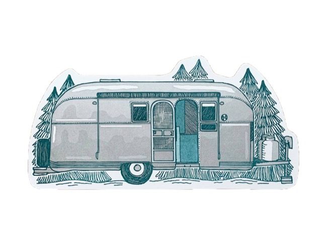 Silver Camper Postcard | Noteworthy Paper &amp; Press
