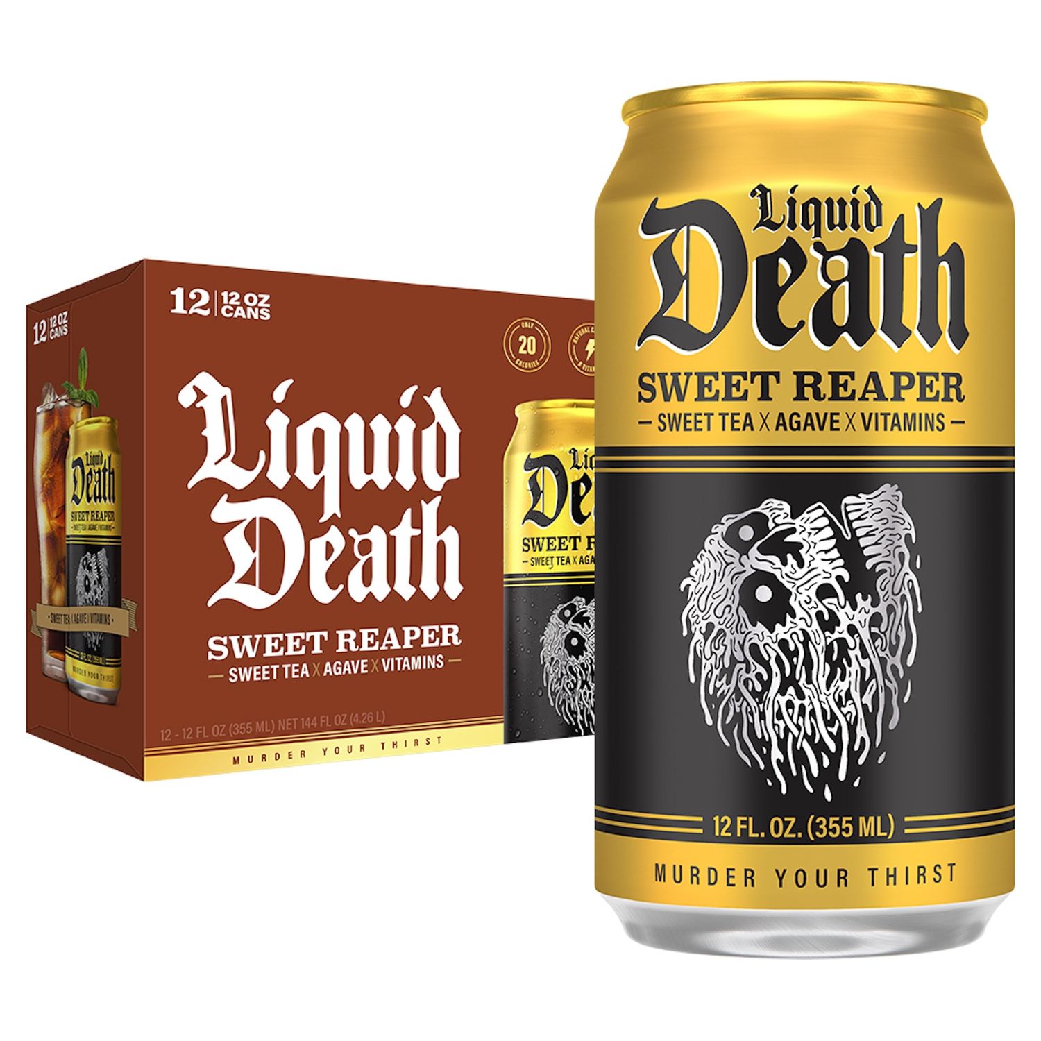 Liquid Death Sweet Reaper, 12 oz.