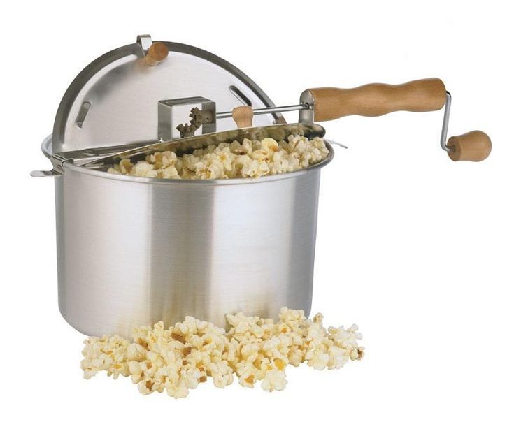 6-Quart Aluminum Whirley Popper Kitchen Appliance