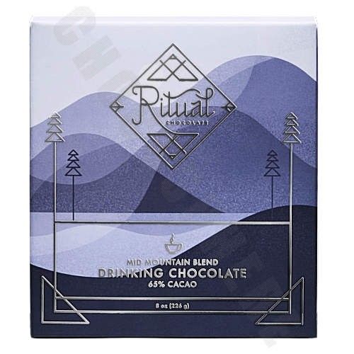 Mid Mountain Blend 65% Drinking Chocolate, 8 oz.