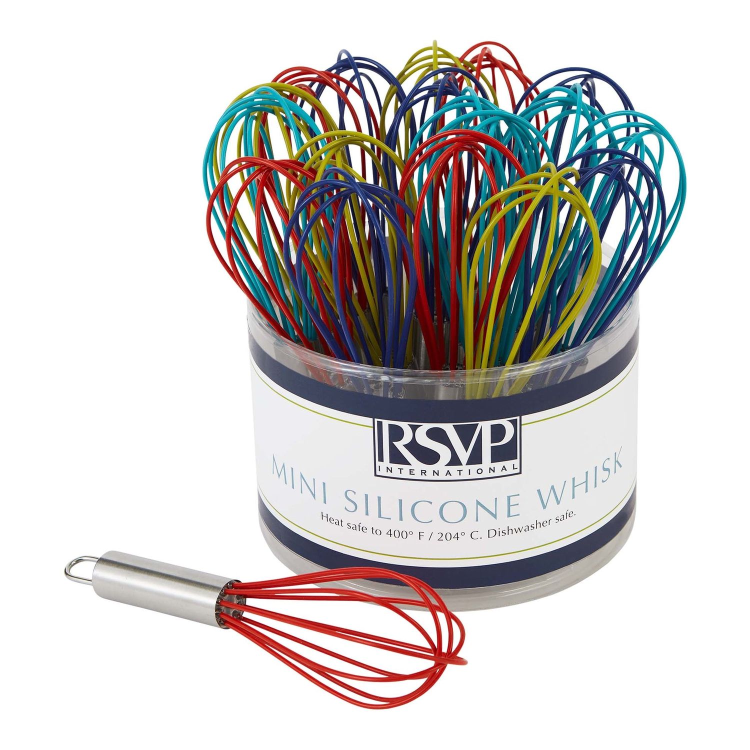 Mini Silicone Whisk, Single