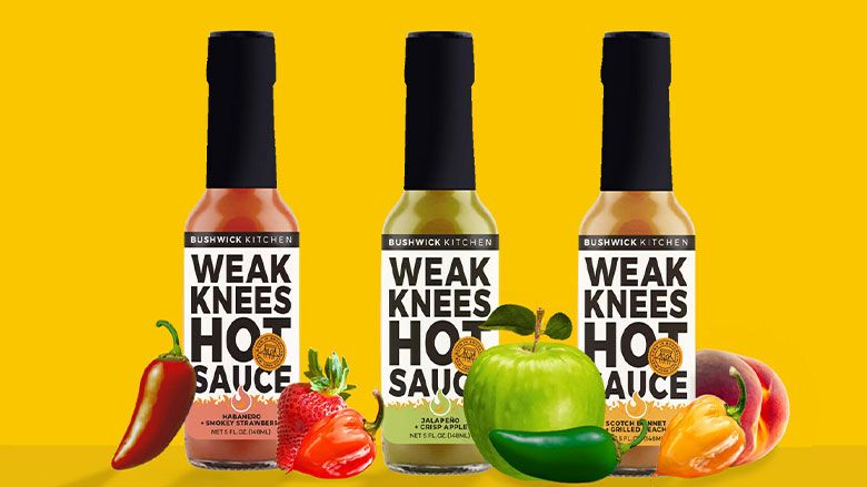 Weak Knees Jalapeno + Crisp Apple Hot Sauce