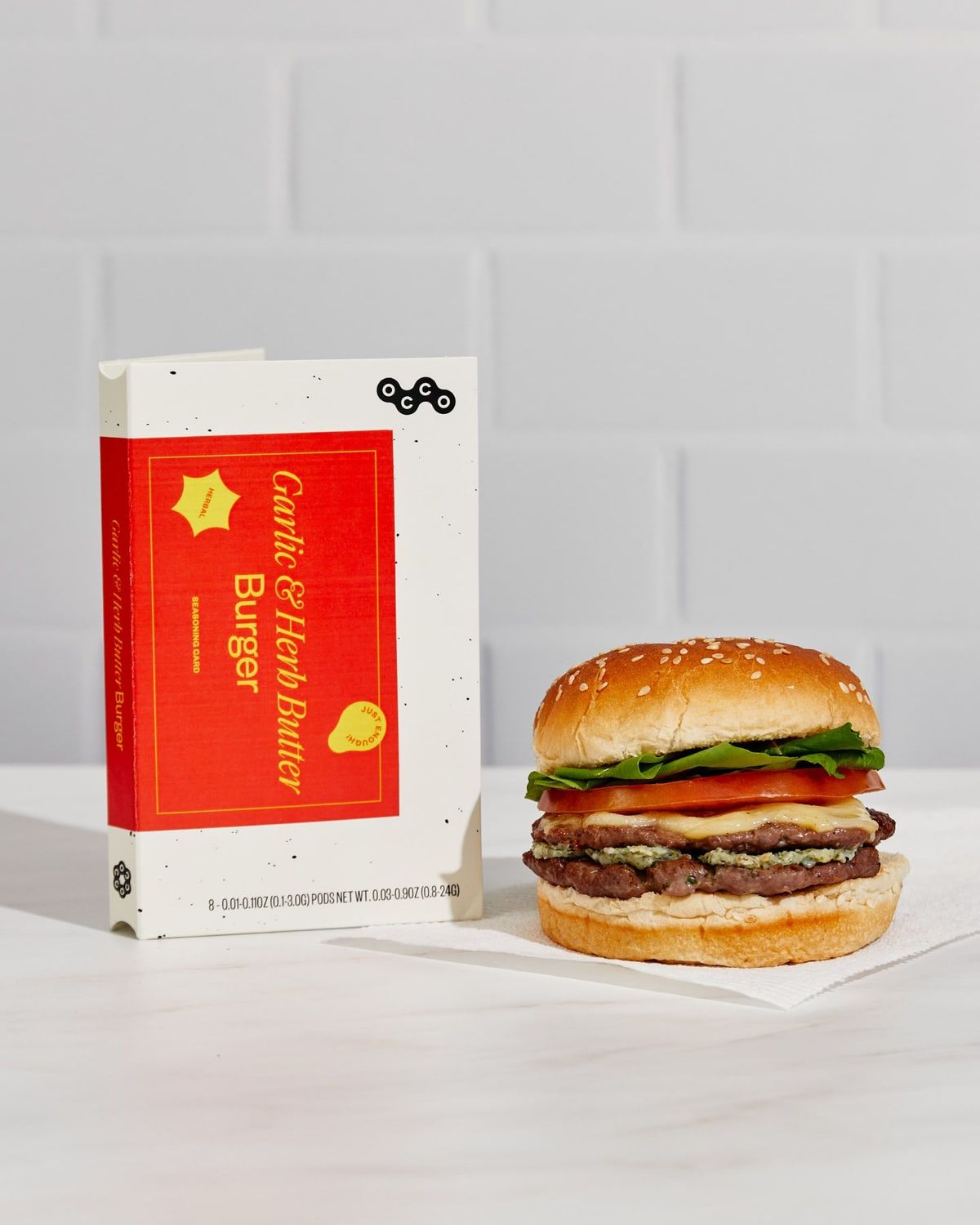 Garlic &amp; Herb Butter Burger