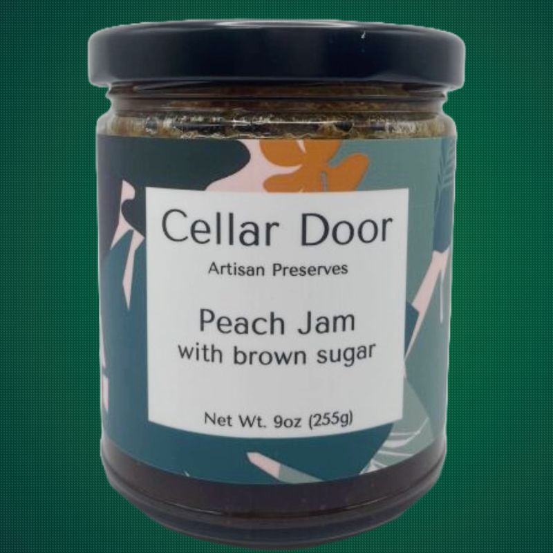 Peach Jam with Brown Sugar