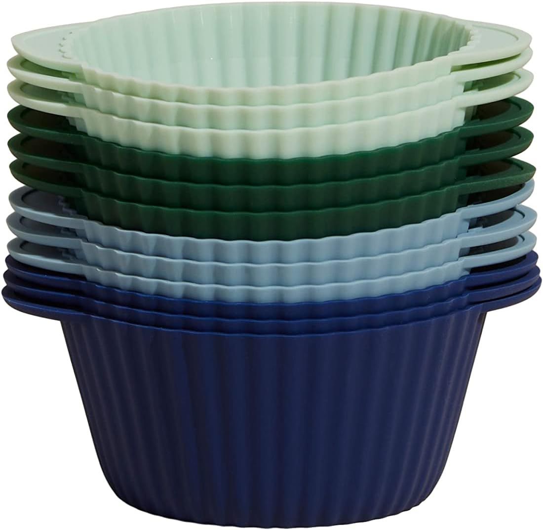 Cupcake Liners Mint.Dark Green.Slate.Navy