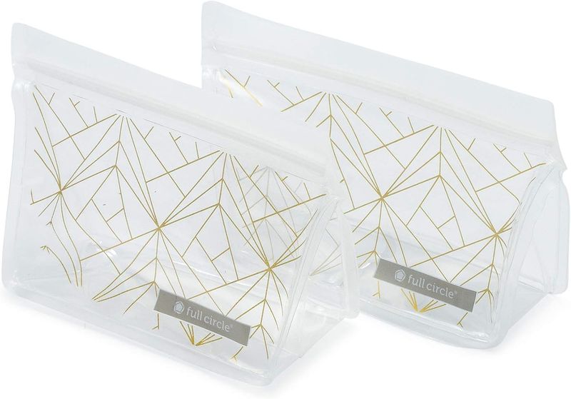 Ziptuck Travel Bag (2pk) Gold Geo