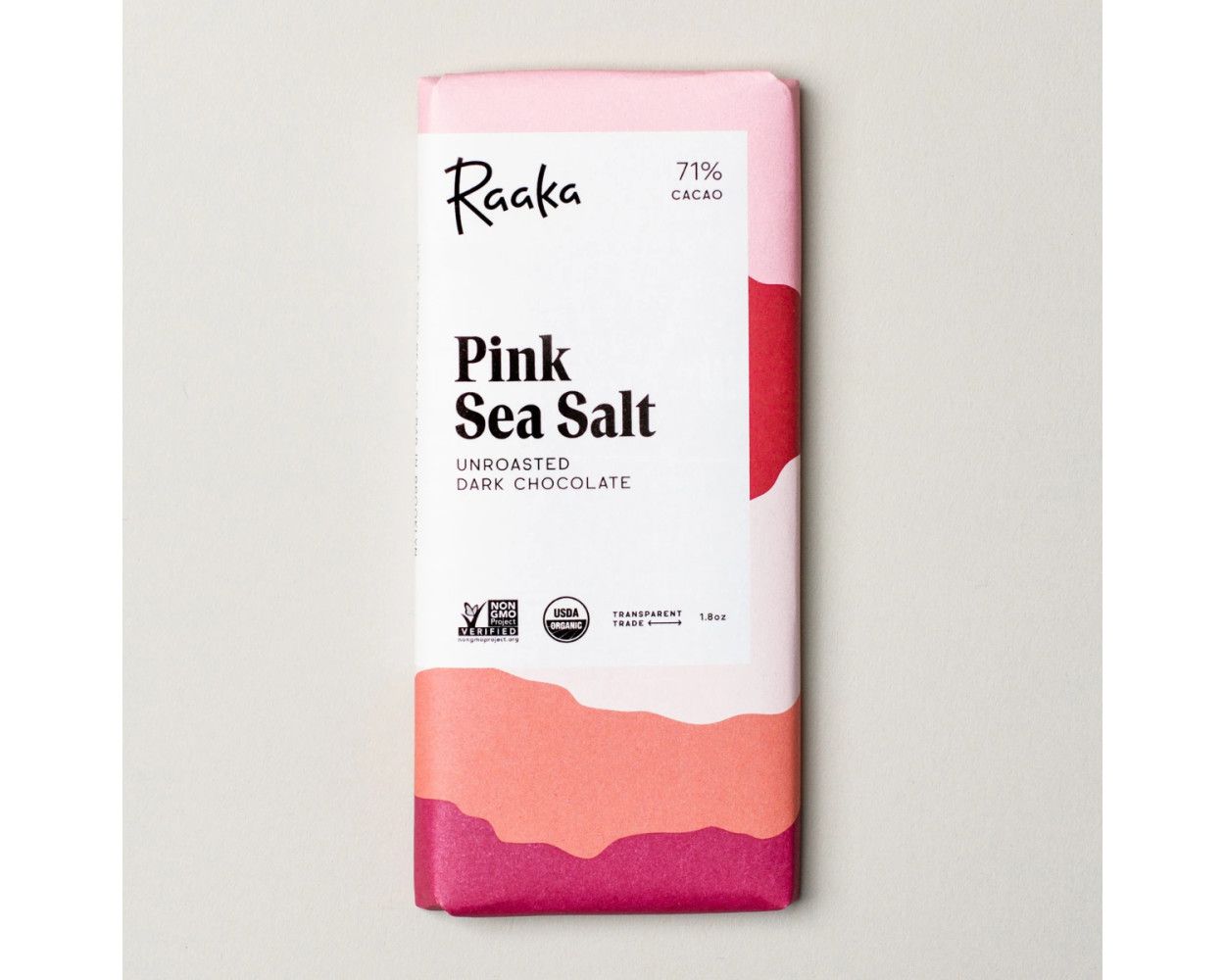 71% Pink Sea Salt Chocolate Bar