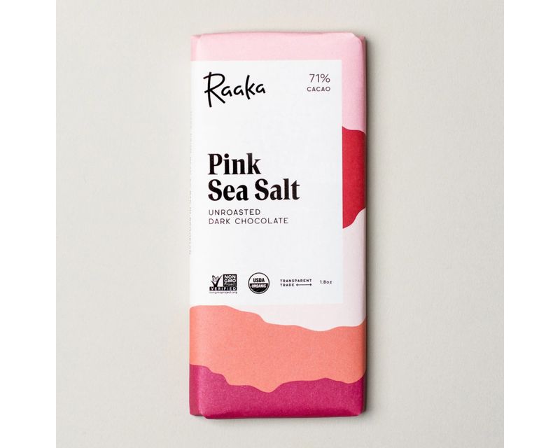 71% Pink Sea Salt Chocolate Bar