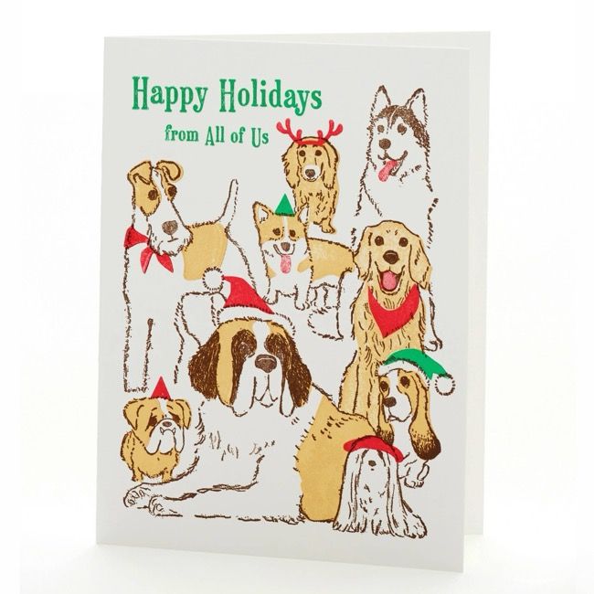 Dogs Holidays Note Card | Ilee Papergoods