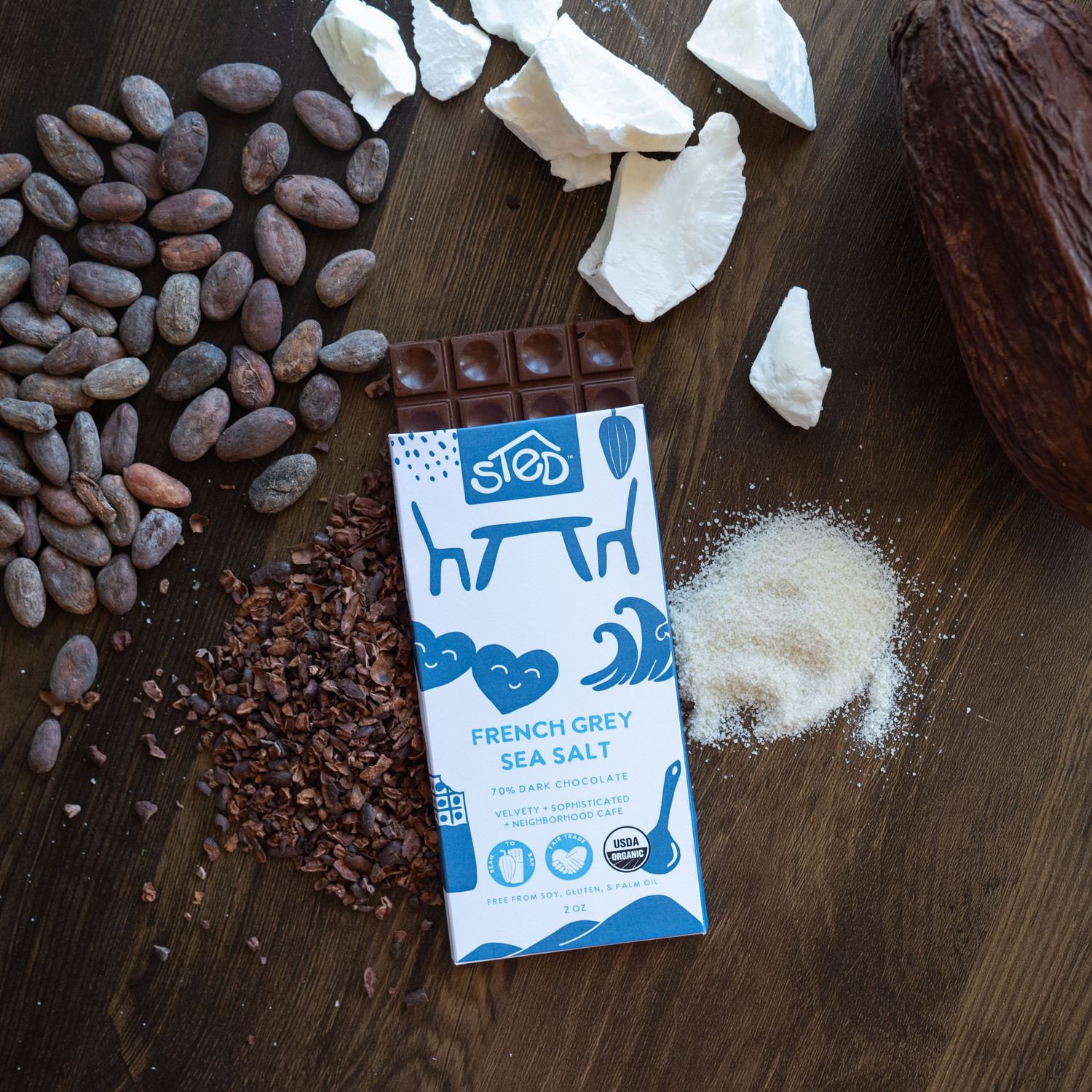 Mini Lakeside Dark Chocolate Bar, .5 oz