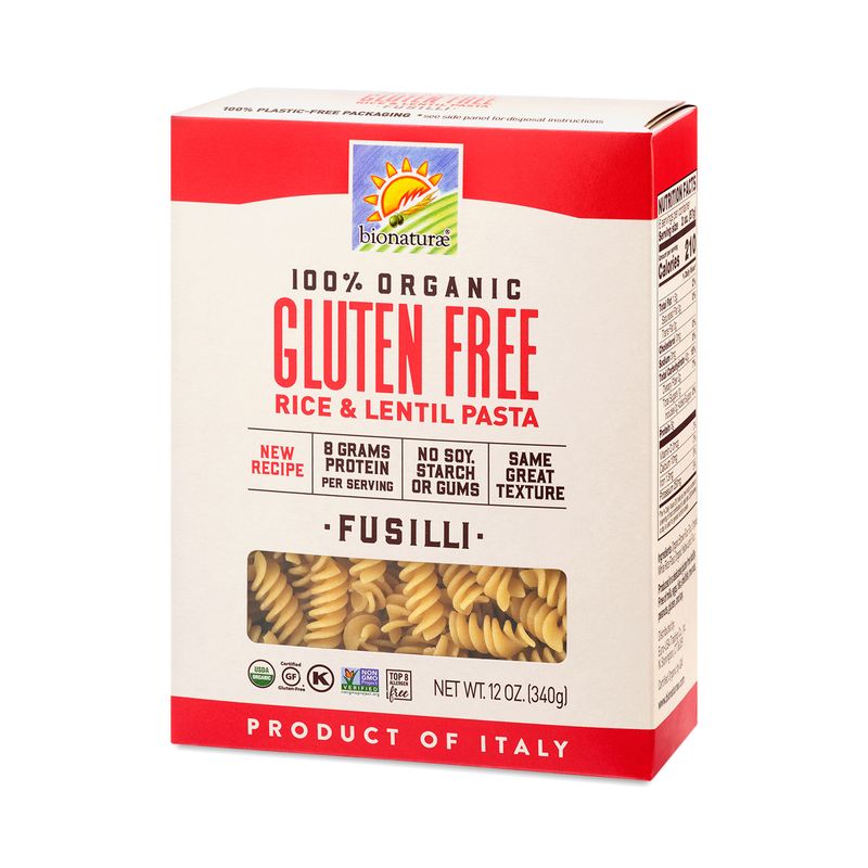 Organic Gluten Free Multicereal Fusilli w/ Amaranth, Teff &amp; Quinoa, 7.05oz