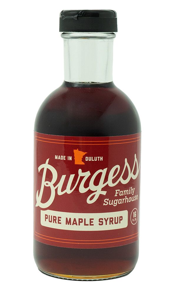 Burgess Family Sugarhouse Maple Syrup Jar 16 oz