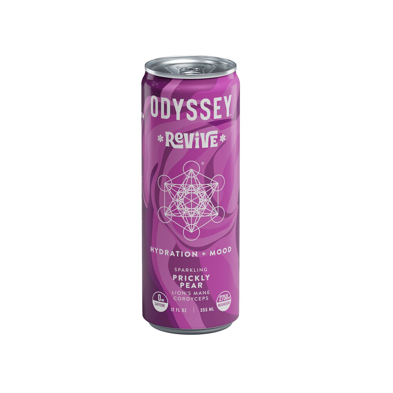 Prickly Pear Revive Sparkling Mushroom Hydration
