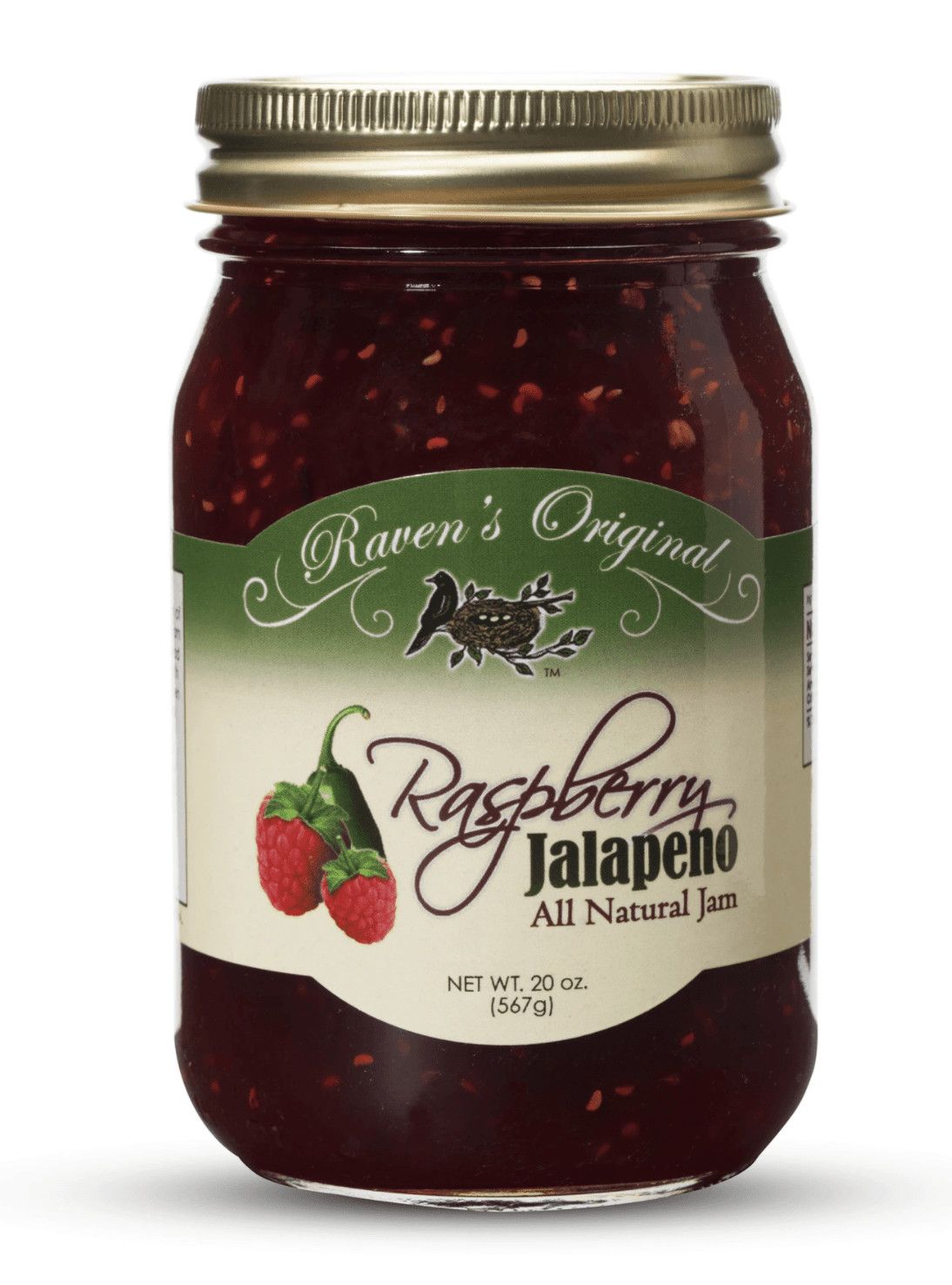 Raspberry Jam with Jalapeno