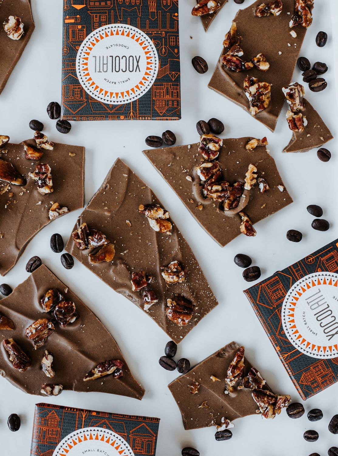 Go Nuts: 68% dark chocolate with roasted almonds &amp; sea salt
