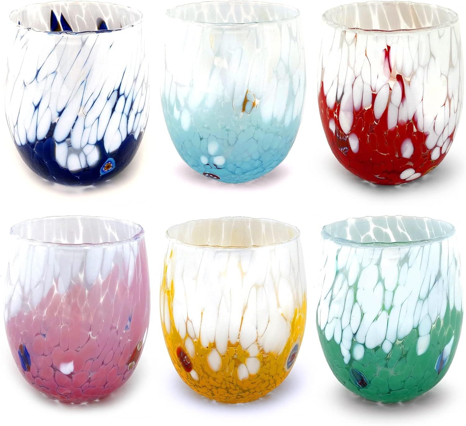 Short Blown Glass