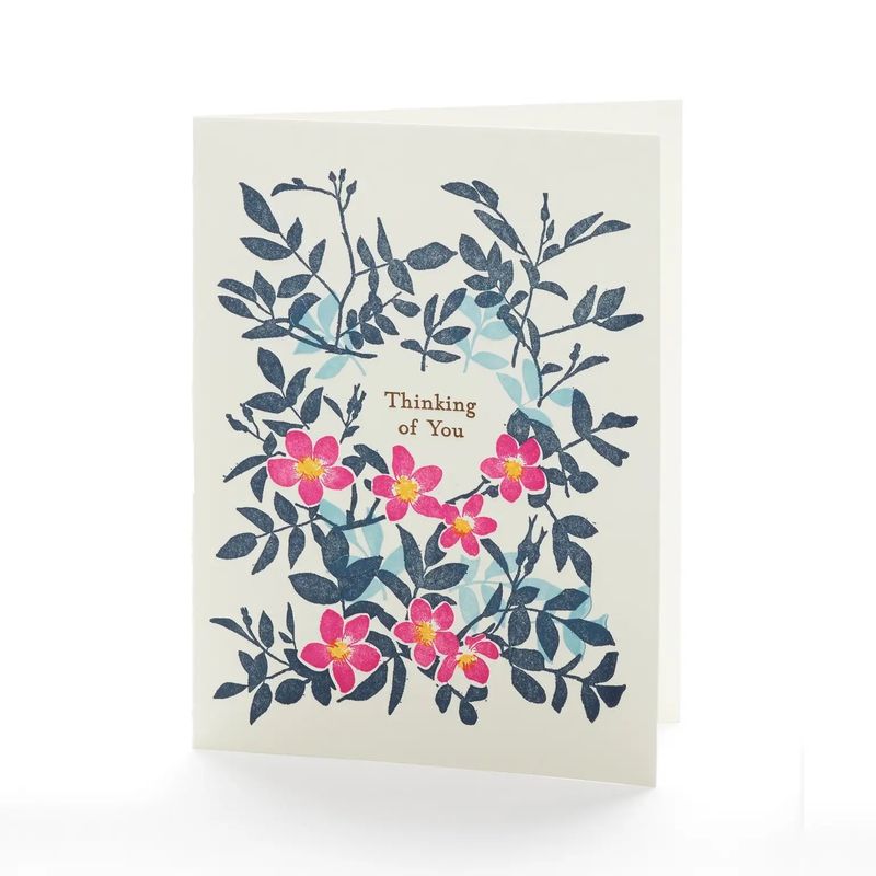 Roses&quot; Thinking of you&quot; Notecard