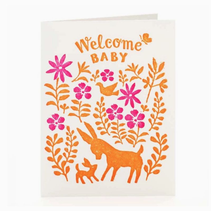 Otomi, Welcome Baby A2 Card