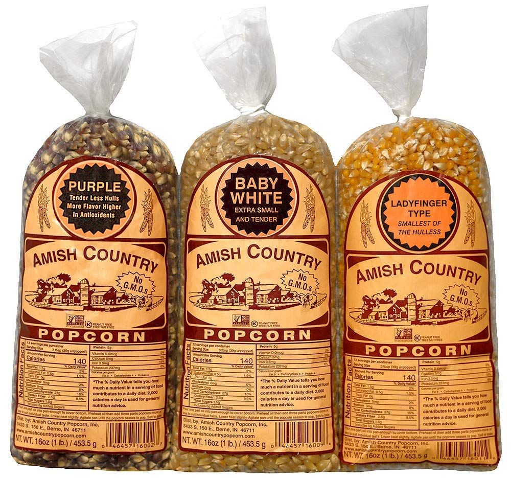 White Popcorn Microwave Cobs