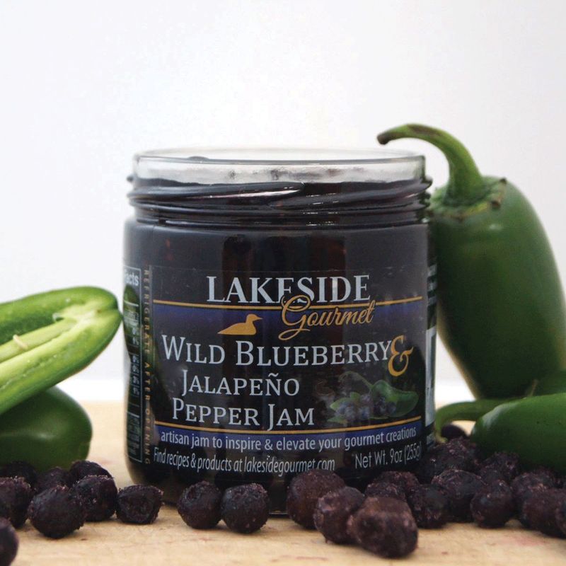 Wild Blueberry &amp; Jalapeno Pepper Jam