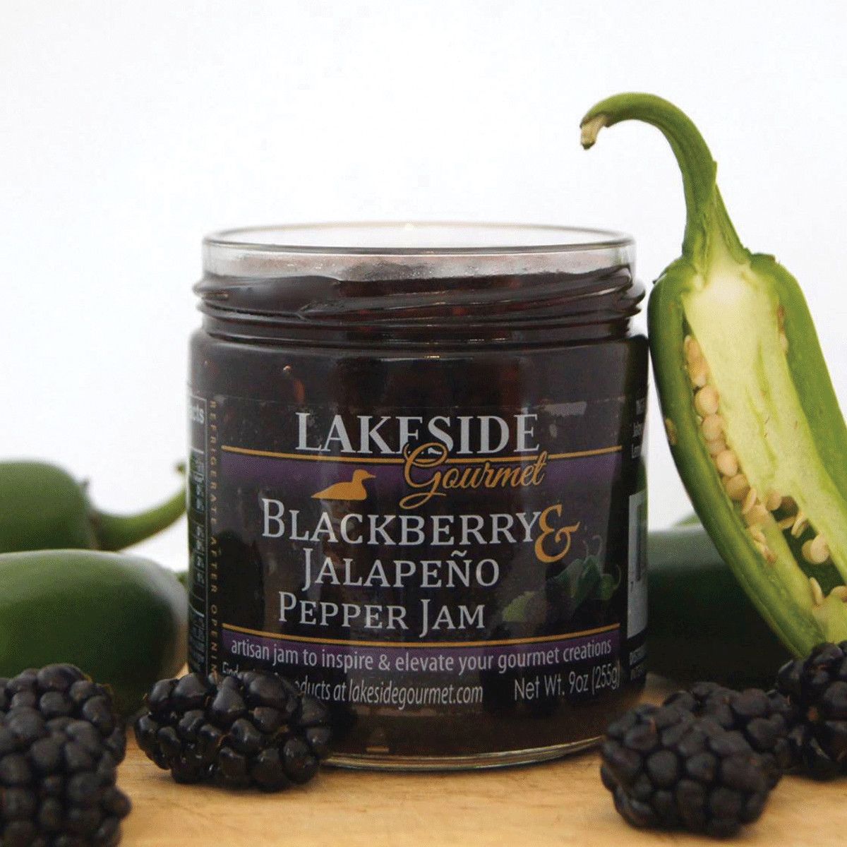 Blackberry &amp; Jalapeno Pepper Jam