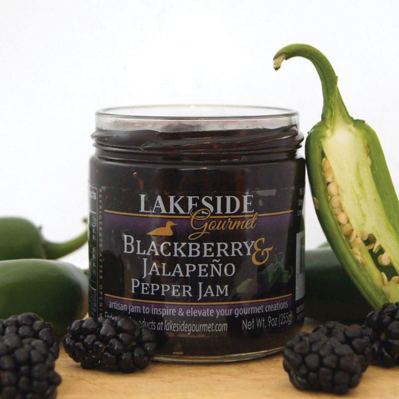 Blackberry &amp; Jalapeno Pepper Jam