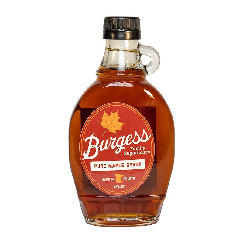 Burgess Family Sugarhouse Maple Syrup Jar 8 oz